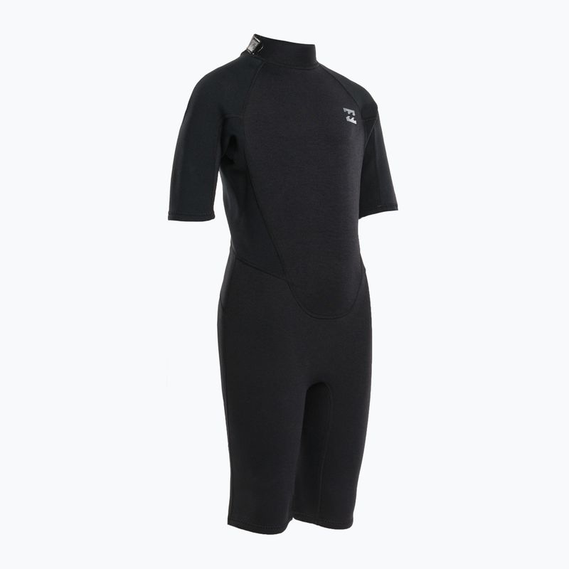 Pianka do pływania dziecięca Billabong 2/2 mm Intruder Back Zip Spring black