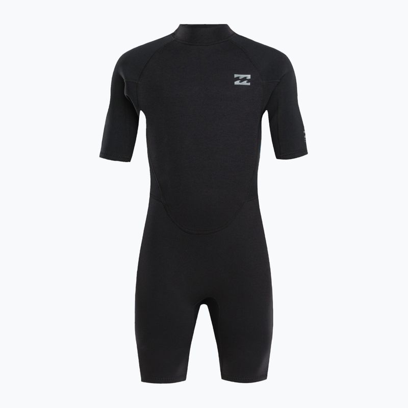 Pianka do pływania dziecięca Billabong 2/2 mm Intruder Back Zip Spring black 2