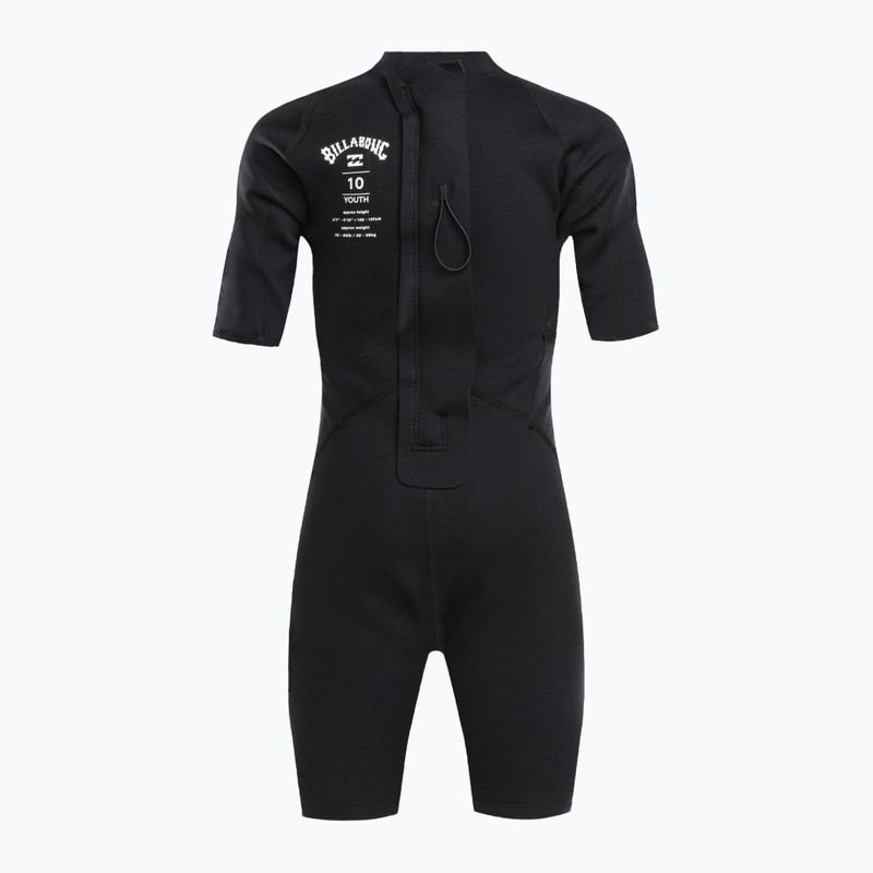Pianka do pływania dziecięca Billabong 2/2 mm Intruder Back Zip Spring black 5