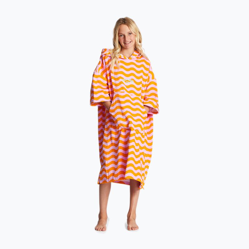 Ponczo damskie Billabong Womens Hooded Towel waves all day
