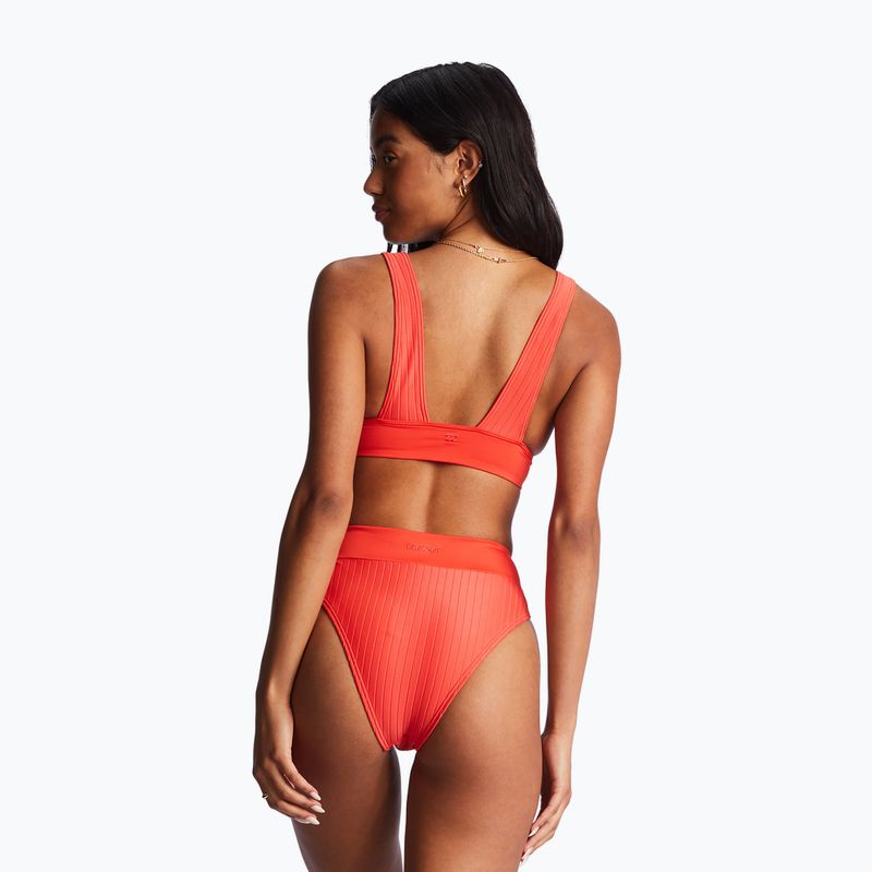 Dół od stroju kąpielowego Billabong Lined Up Rise bright poppy 2
