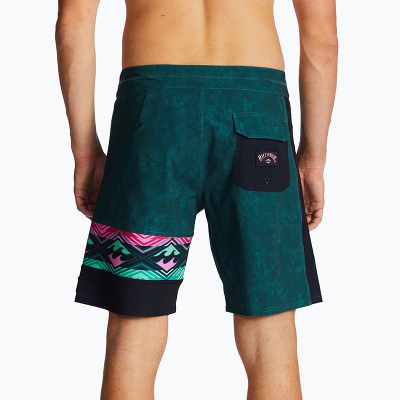 Szorty kąpielowe męskie Billabong Burleigh Pro forest 4