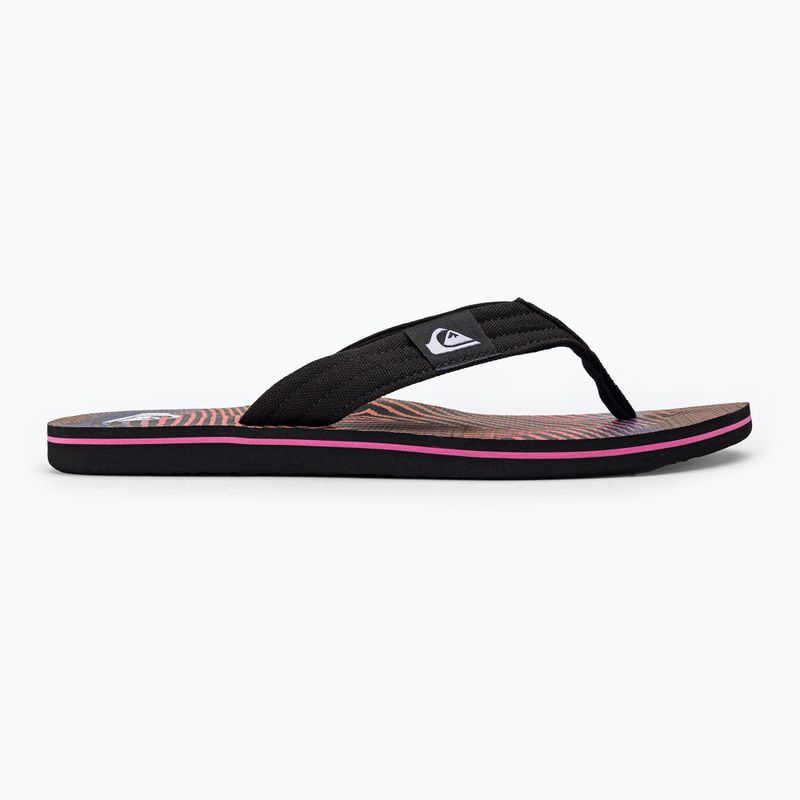 Japonki męskie Quiksilver Molokai Layback II black/orange/grey 2