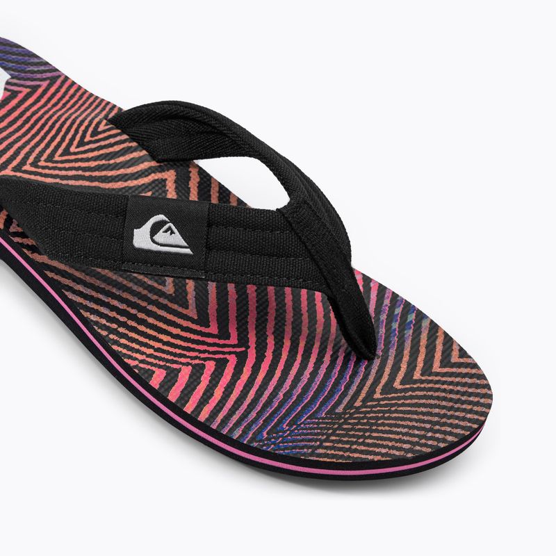 Japonki męskie Quiksilver Molokai Layback II black/orange/grey 7