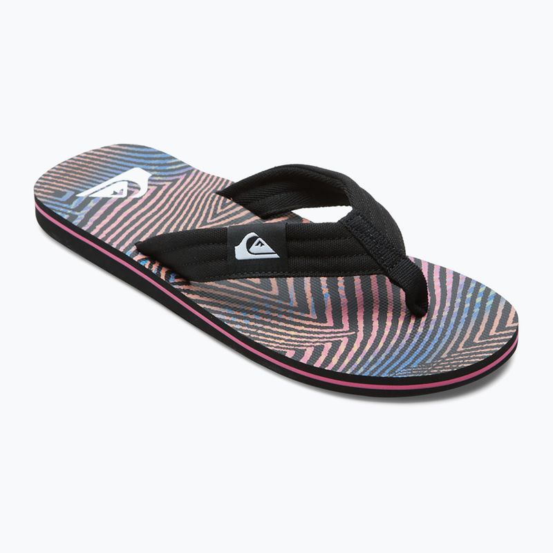 Japonki męskie Quiksilver Molokai Layback II black/orange/grey 9