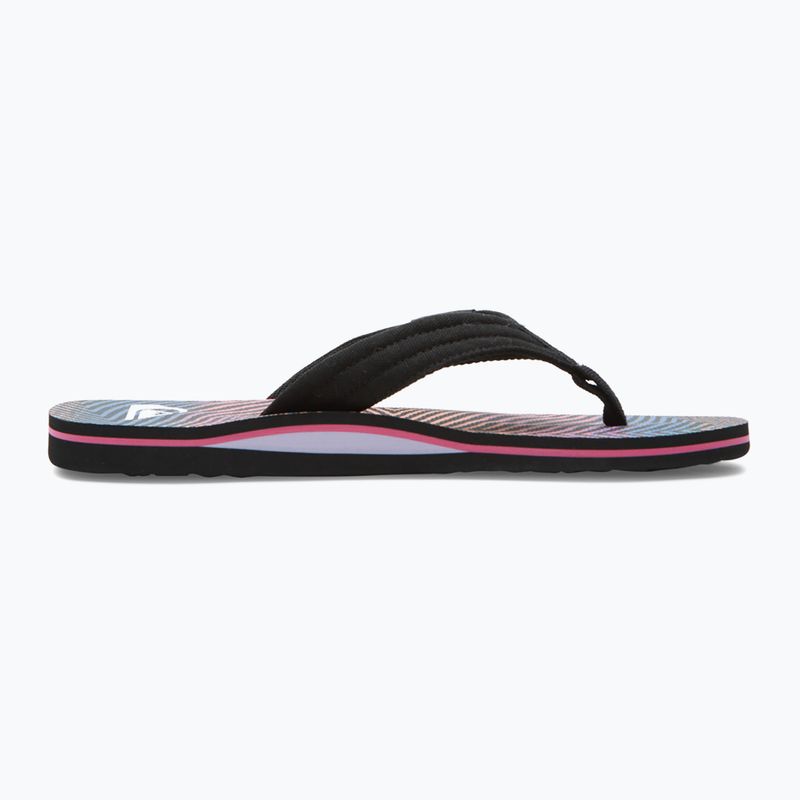 Japonki męskie Quiksilver Molokai Layback II black/orange/grey 10