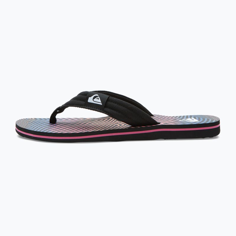 Japonki męskie Quiksilver Molokai Layback II black/orange/grey 11