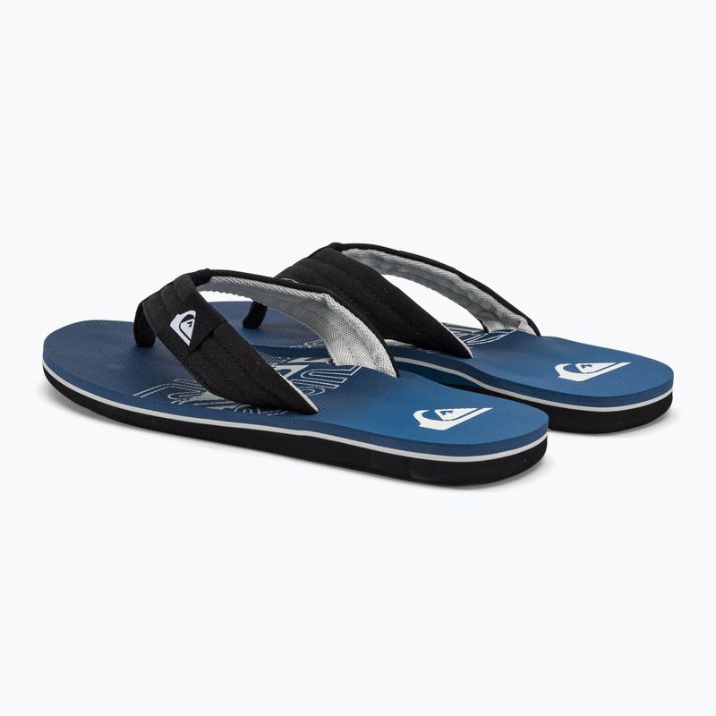 Japonki męskie Quiksilver Molokai Layback II blue/white/blue 3