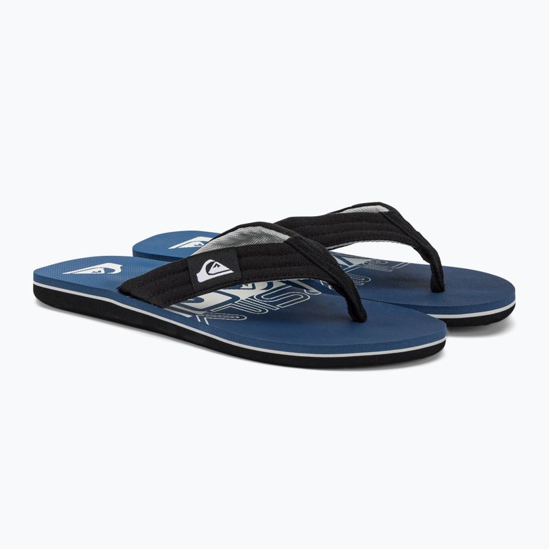 Japonki męskie Quiksilver Molokai Layback II blue/white/blue 4