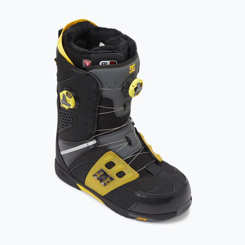 Buty snowboardowe męskie DC Phantom black/yellow 6