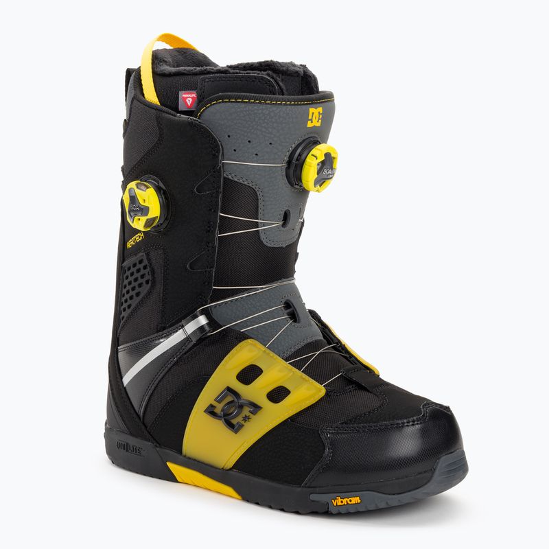 Buty snowboardowe męskie DC Phantom black/yellow