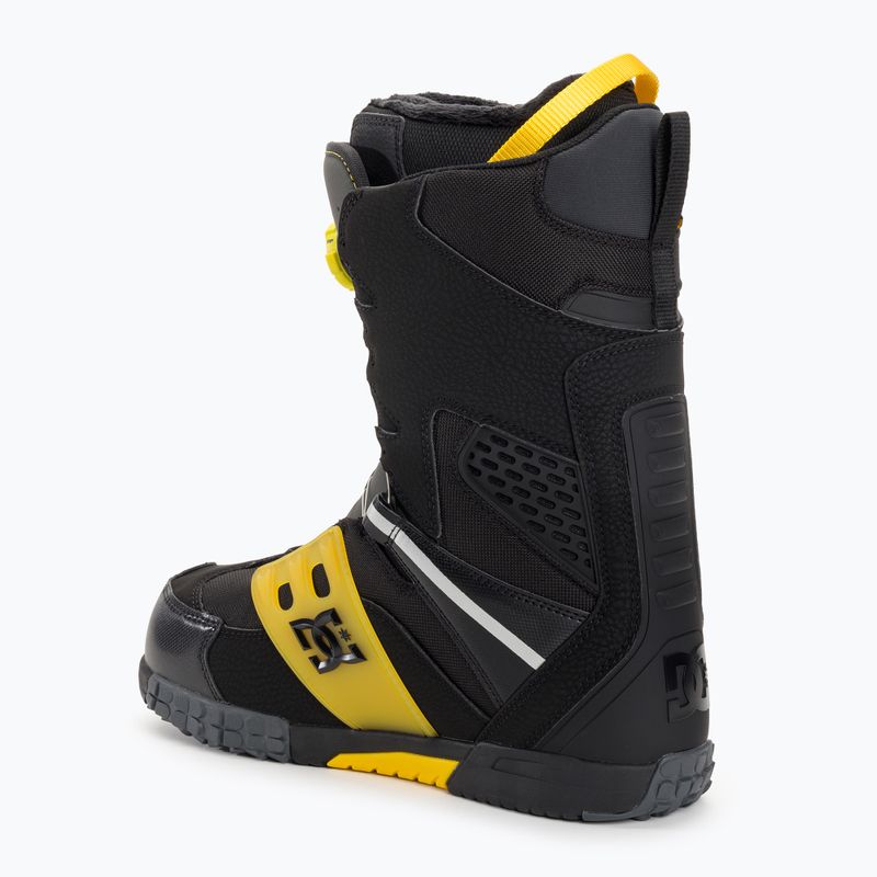 Buty snowboardowe męskie DC Phantom black/yellow 2