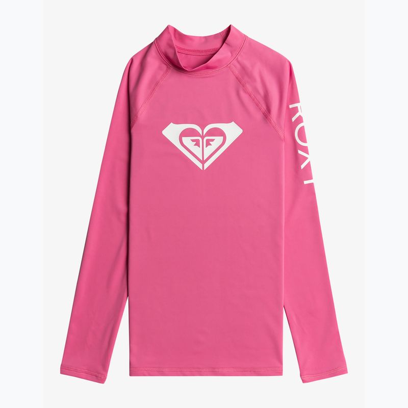 Longsleeve do pływania dziecięcy ROXY Whole Hearted shocking pink