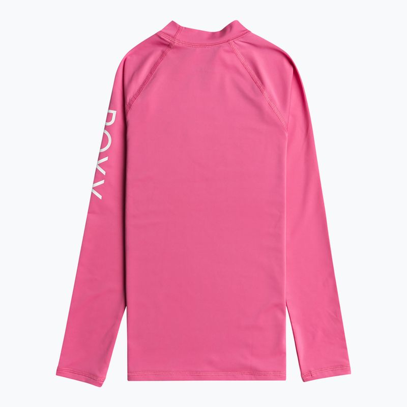 Longsleeve do pływania dziecięcy ROXY Whole Hearted shocking pink 2