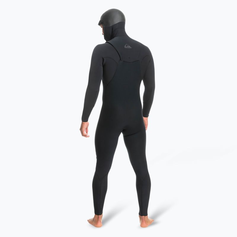 Pianka do pływania męska Quiksilver Highline 5/4/3 mm Chest Zip Hooded black 3