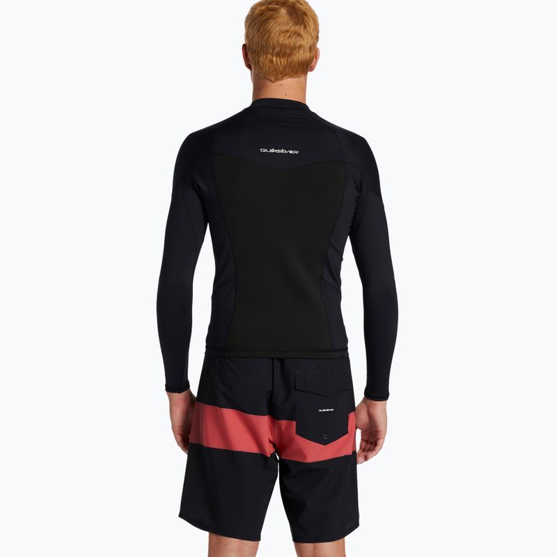 Docieplacz neoprenowy Quiksilver Sessions 1 mm Neoshirt black/grey/orange 3