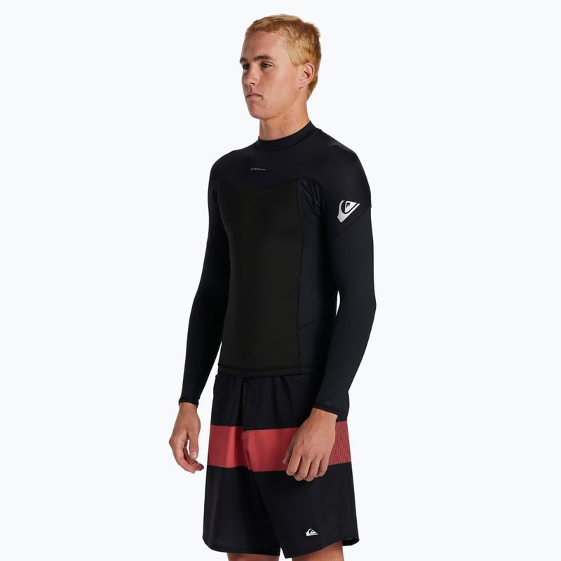 Docieplacz neoprenowy Quiksilver Sessions 1 mm Neoshirt black/grey/orange 4