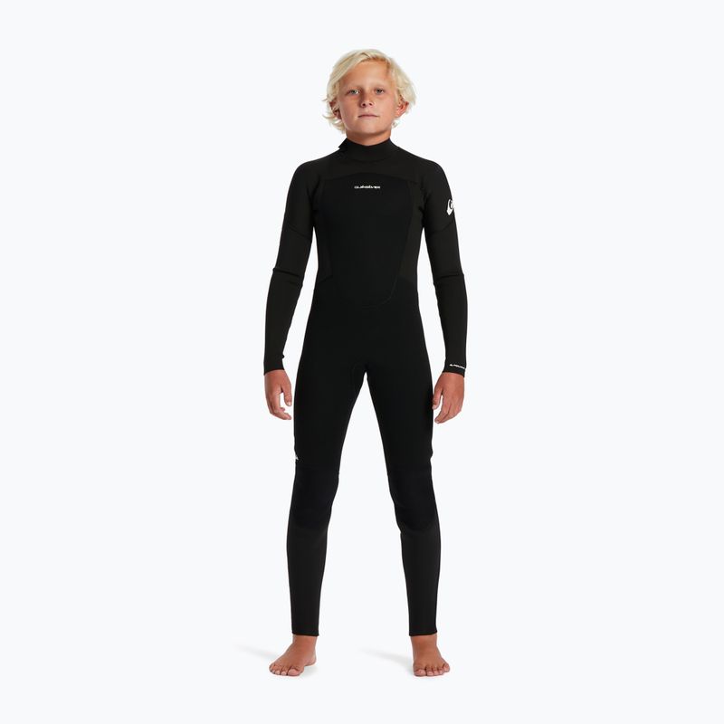 Pianka do pływania dziecięca Quiksilver 3/2 mm Prologue Back Zip GBS black