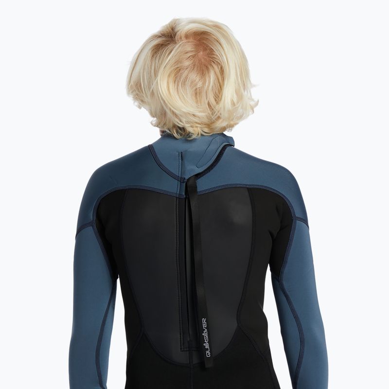 Pianka do pływania dziecięca Quiksilver 3/2 mm Prologue Back Zip Flatlock black/bering 5