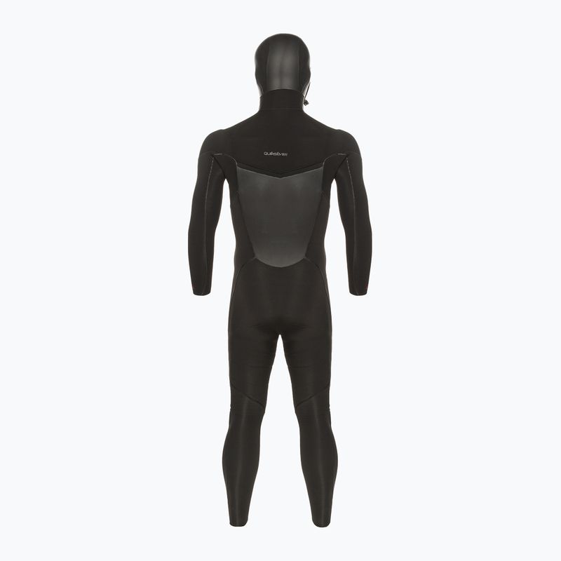 Pianka do pływania męska Quiksilver Marathon Sessions 6/5/4 mm Hooded Chest Zip black 3