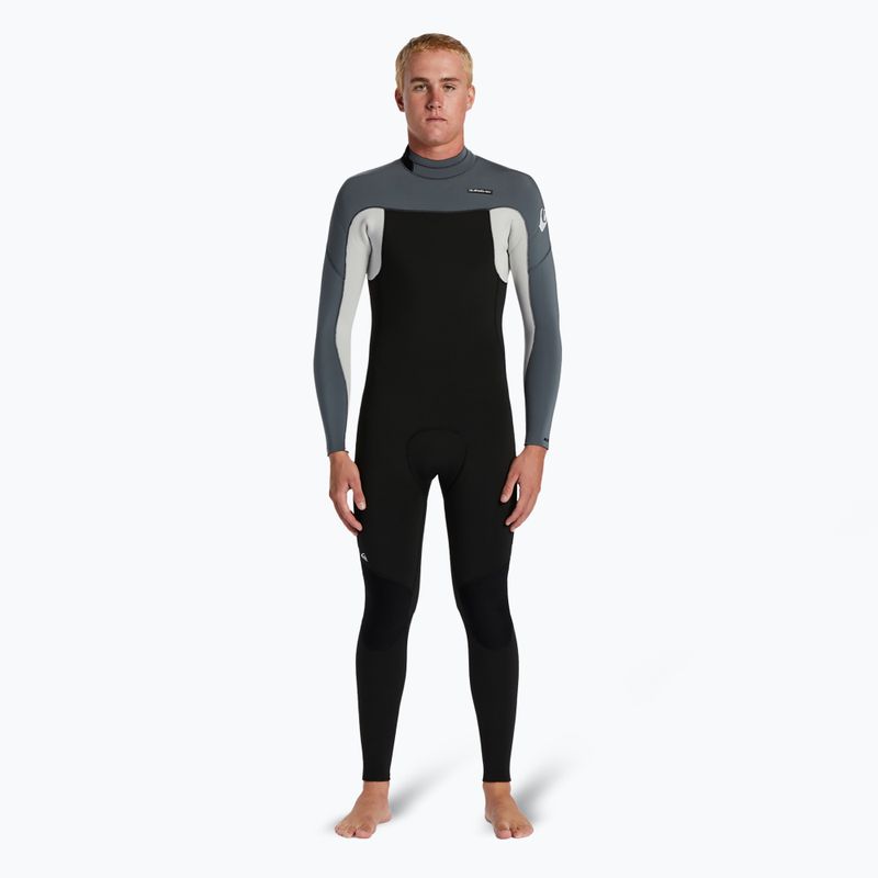 Pianka do pływania męska Quiksilver Everyday Sessions 3/2 mm Back Zip black/ash