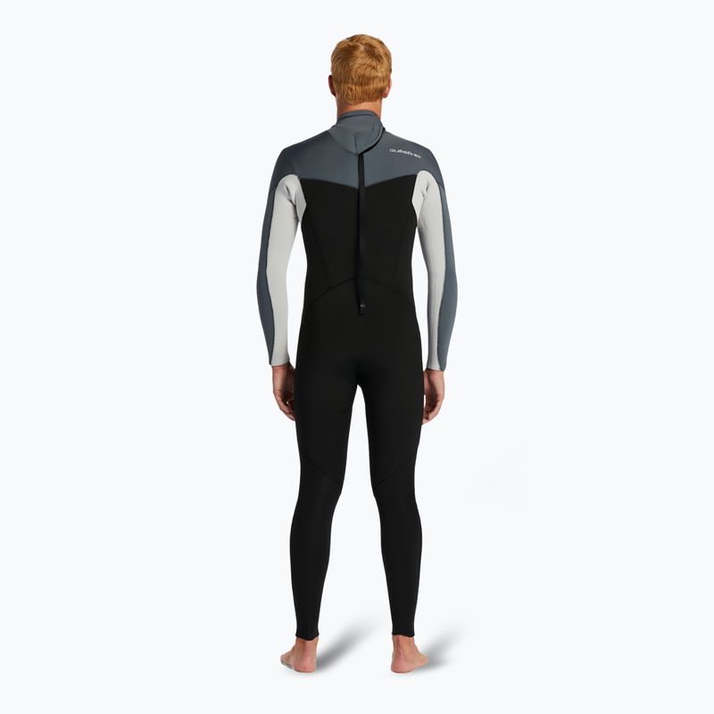 Pianka do pływania męska Quiksilver Everyday Sessions 3/2 mm Back Zip black/ash 2