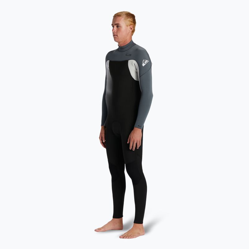 Pianka do pływania męska Quiksilver Everyday Sessions 3/2 mm Back Zip black/ash 3