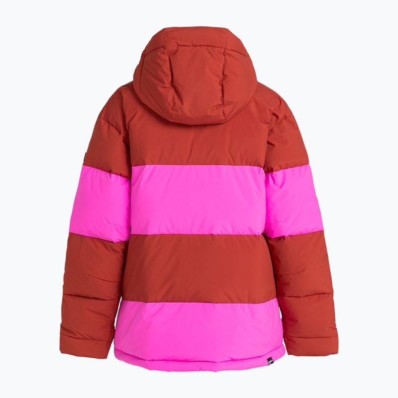 Kurtka snowboardowa damska ROXY X Rowley Block Puffer burnt henna 8