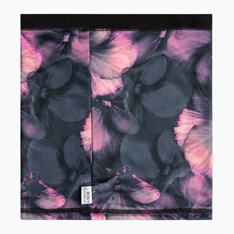 Komin damski ROXY Lana Collar true black pansy pansy 2