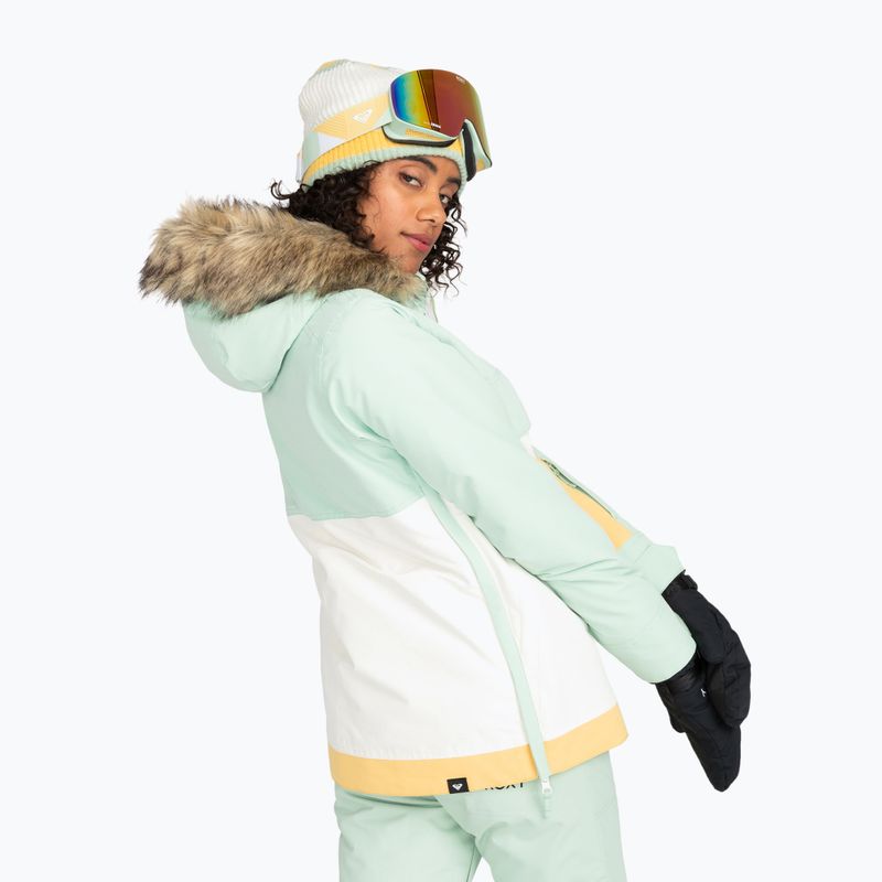 Kurtka snowboardowa damska ROXY Shelter cameo green 3
