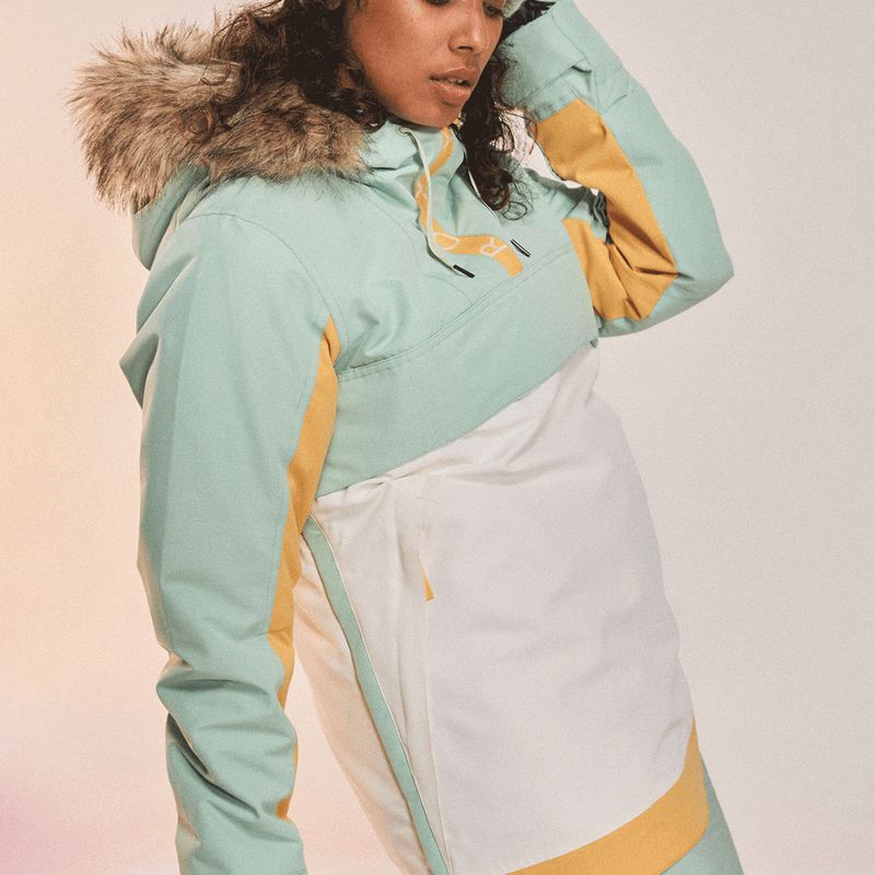 Kurtka snowboardowa damska ROXY Shelter cameo green 15