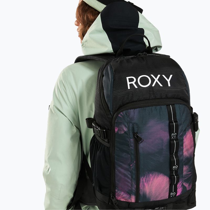 Plecak snowboardowy damski ROXY Tribute 23 l true black pansy pansy 8