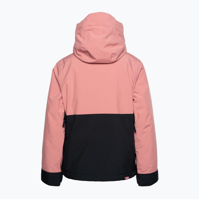 Kurtka snowboardowa dziecięca ROXY Shelter Girl dusty rose 5