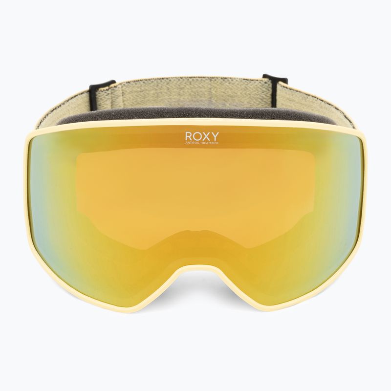 Gogle snowboardowe damskie ROXY Storm Women sunset gold/gold ml 2