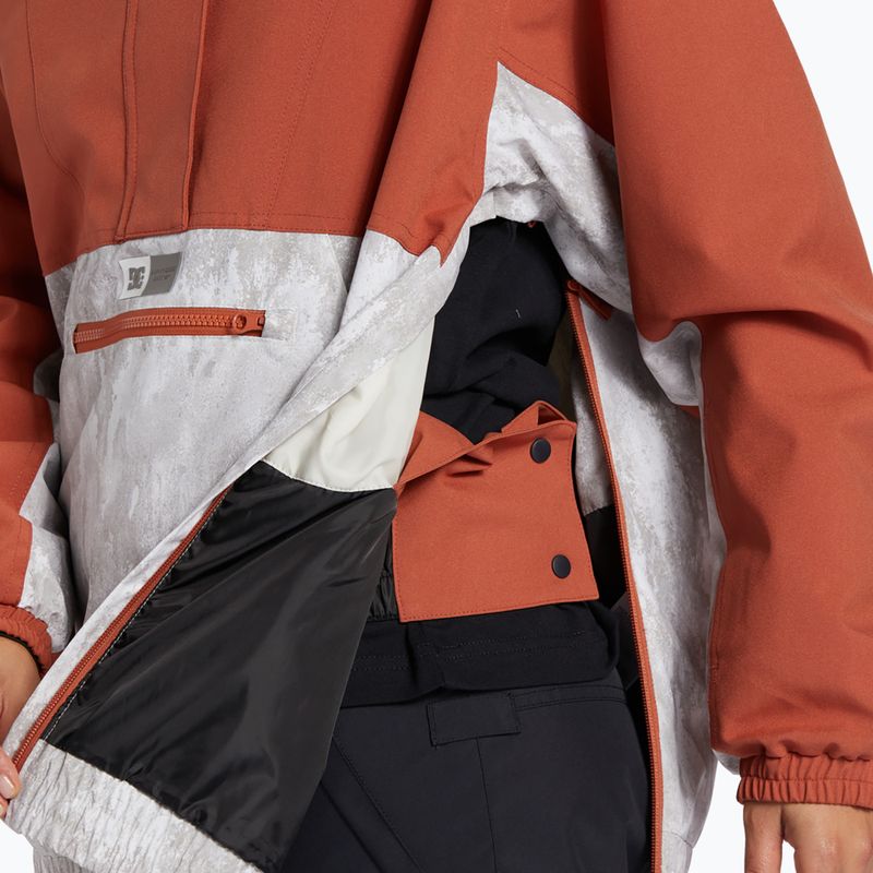 Kurtka snowboardowa damska DC Chalet Anorak auburn 7