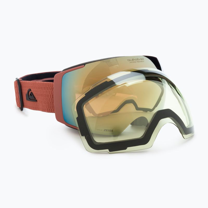 Gogle snowboardowe Quiksilver Greenwood black redwood/clux gold ml