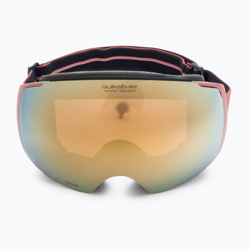 Gogle snowboardowe Quiksilver Greenwood black redwood/clux gold ml 3