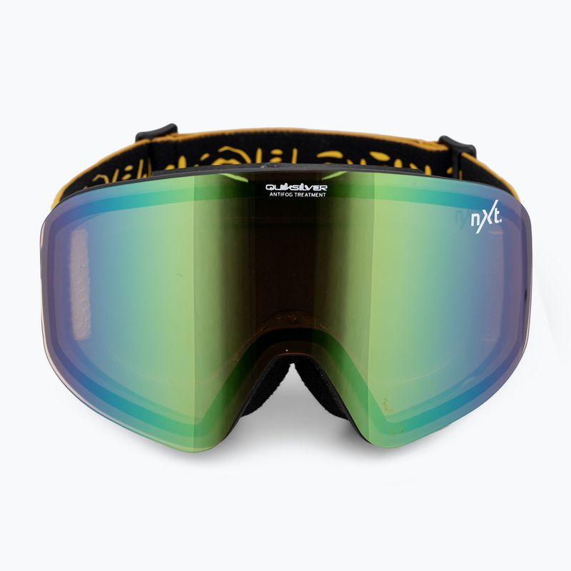 Gogle snowboardowe Quiksilver QSRC NXT mineralyellow/nxt green 2