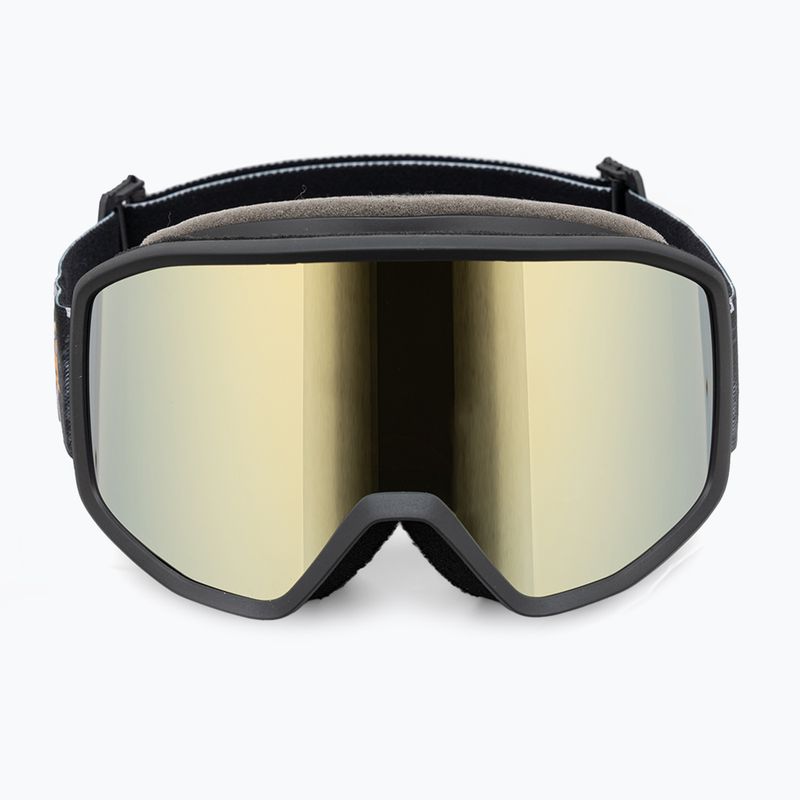 Gogle snowboardowe Quiksilver Harper jagged peak black/gold 2