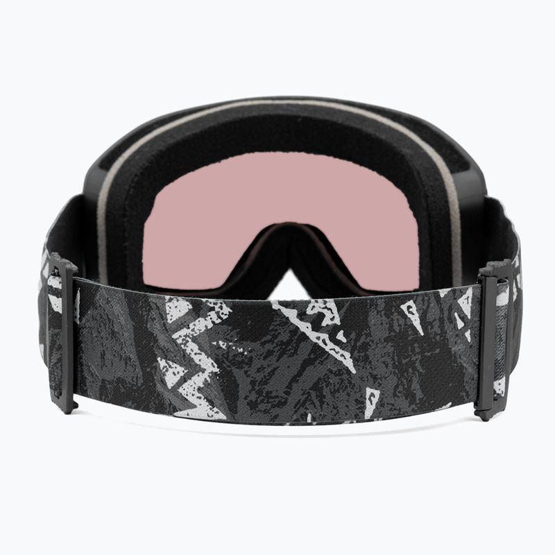 Gogle snowboardowe Quiksilver Harper jagged peak black/gold 3