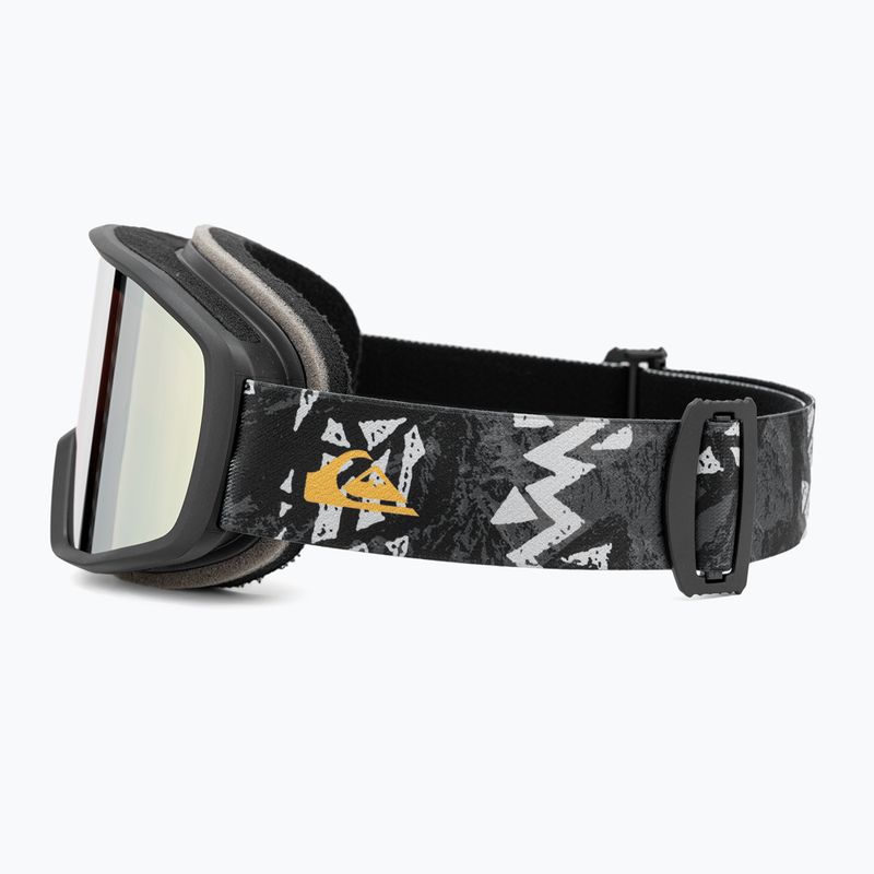 Gogle snowboardowe Quiksilver Harper jagged peak black/gold 4