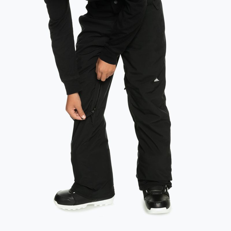 Spodnie snowboardowe dziecięce Quiksilver Estate Youth true black 6