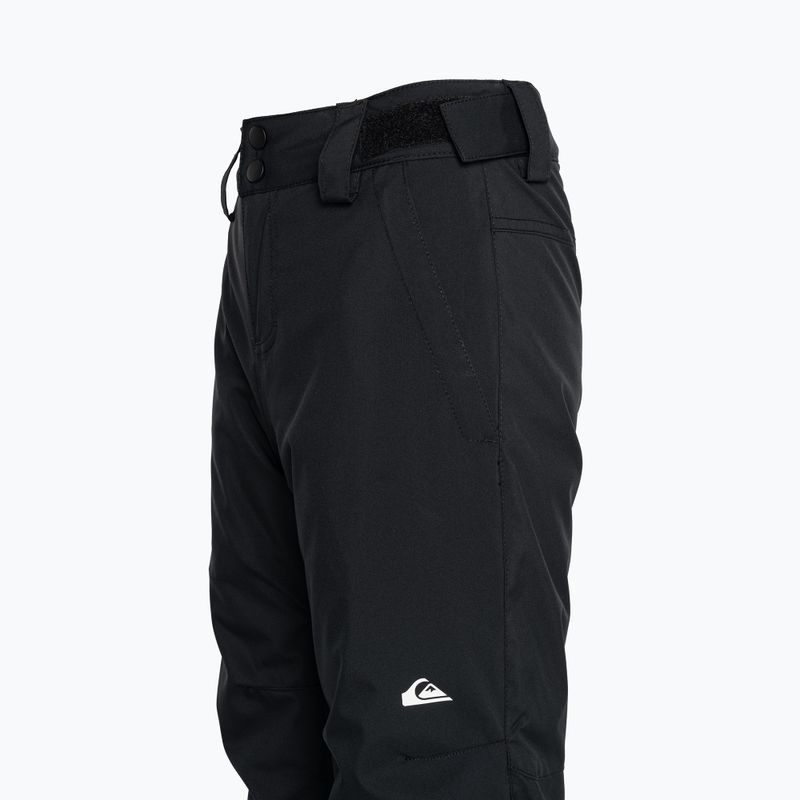 Spodnie snowboardowe dziecięce Quiksilver Estate Youth true black 10