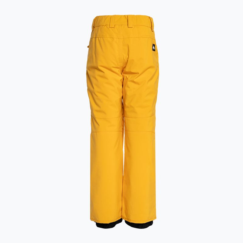 Spodnie snowboardowe dziecięce Quiksilver Estate Youth mineral yellow 6