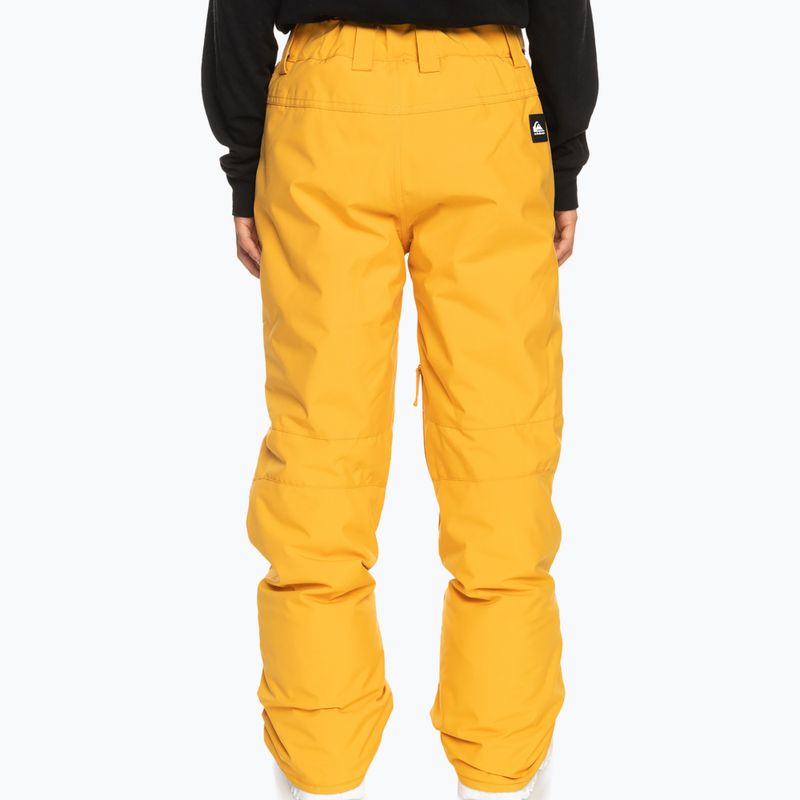 Spodnie snowboardowe dziecięce Quiksilver Estate Youth mineral yellow 2