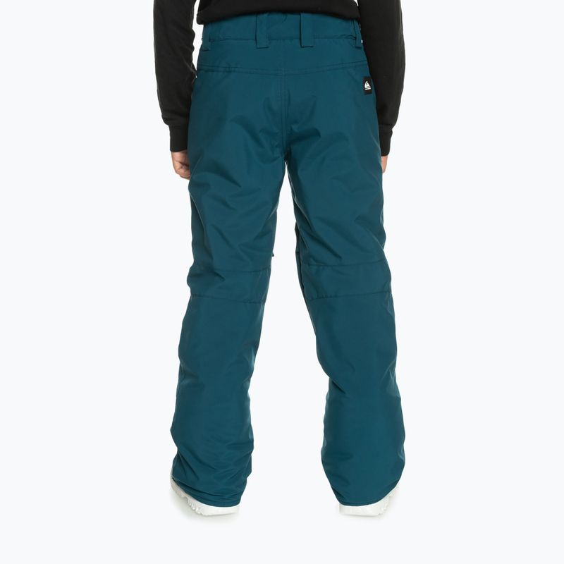 Spodnie snowboardowe dziecięce Quiksilver Estate Youth majolica blue 3