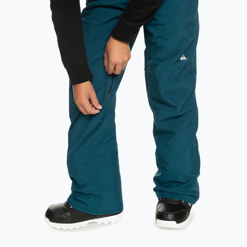 Spodnie snowboardowe dziecięce Quiksilver Estate Youth majolica blue 5