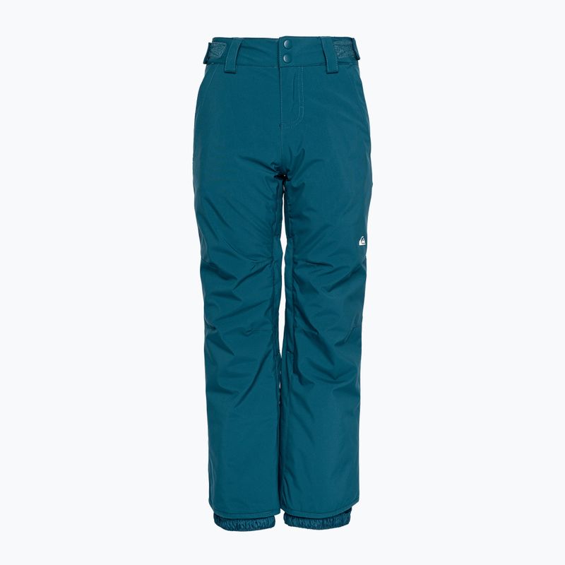 Spodnie snowboardowe dziecięce Quiksilver Estate Youth majolica blue 7