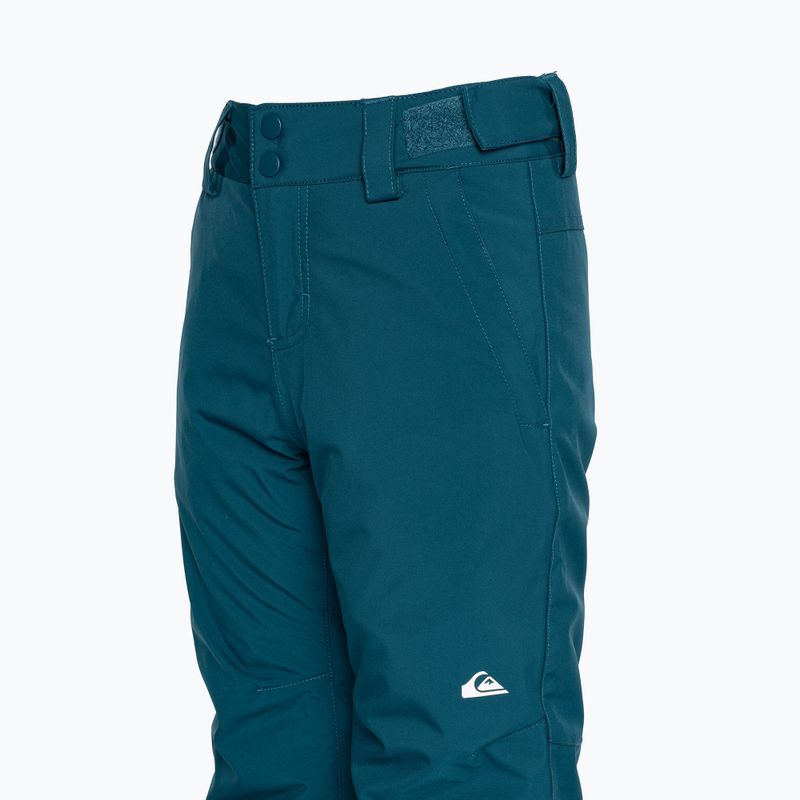 Spodnie snowboardowe dziecięce Quiksilver Estate Youth majolica blue 9