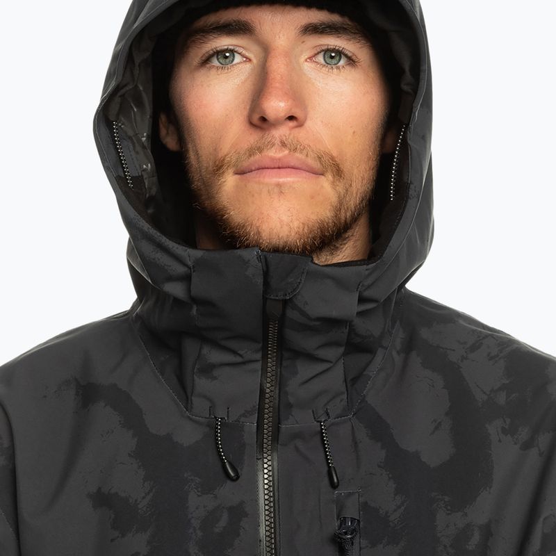 Kurtka snowboardowa męska Quiksilver S Carlson Stretch Quest tie dye true black 4